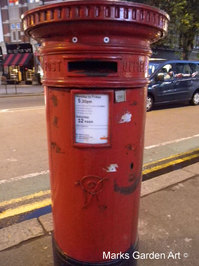イギリスの郵便ポスト (English Post Box) - Blog| マークス ガーデン アート by ブリティッシュ クリエイティブ デザイン